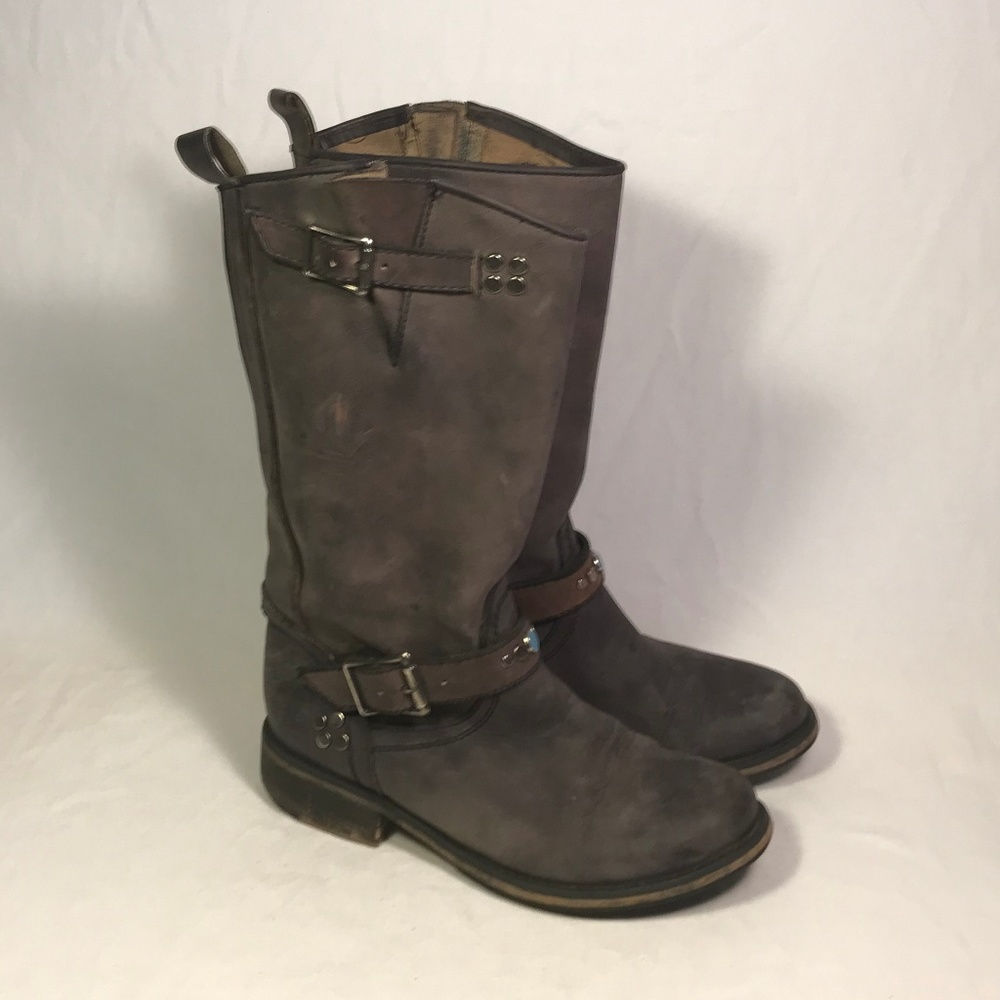 Steve Madden Fabble Distressed Boots Women 8.5 M